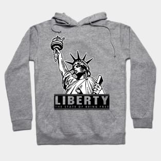 'Liberty The State Of Being Free' Human Trafficking Shirt Hoodie